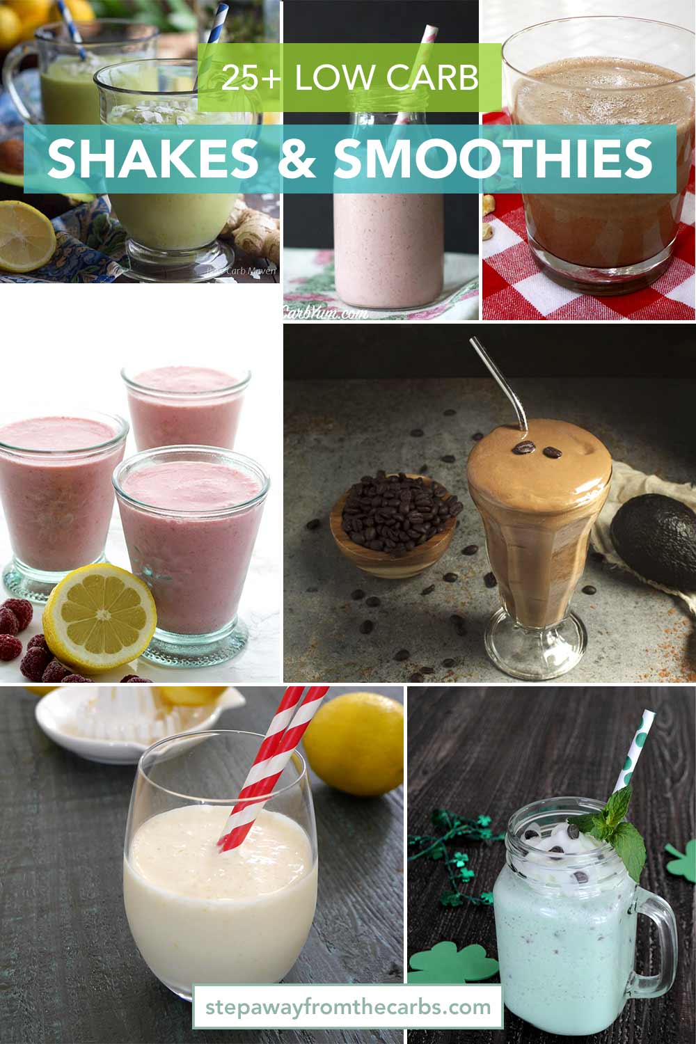 25+ Low Carb Shakes and Smoothies - keto and sugar free recipes