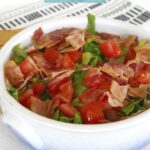 This delicious BLT Dip is perfect for sharing! Serve it as an appetizer or as a party snack! Low carb, keto, LCHF, and gluten-free recipe.