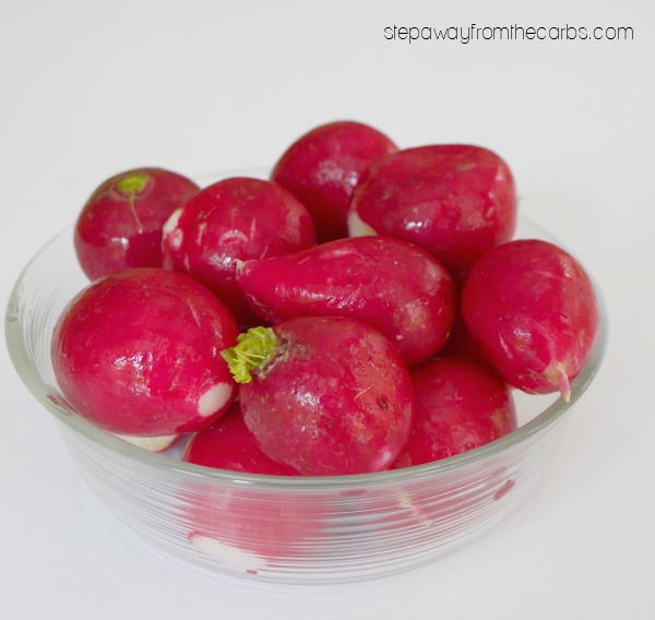 Low Carb Radish and Cucumber Salad - a refreshing, colorful, and tasty side dish recipe