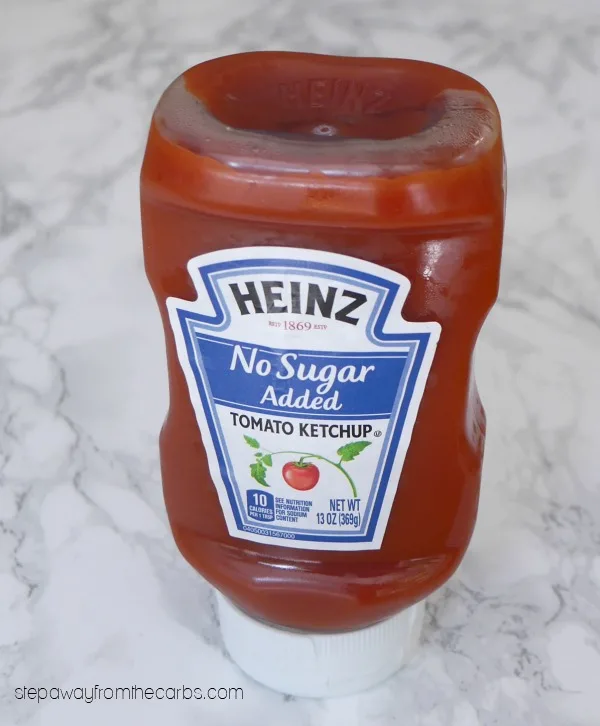 10 Low Carb Ketchup Ideas - including store-bought and homemade recipes. All sugar free.