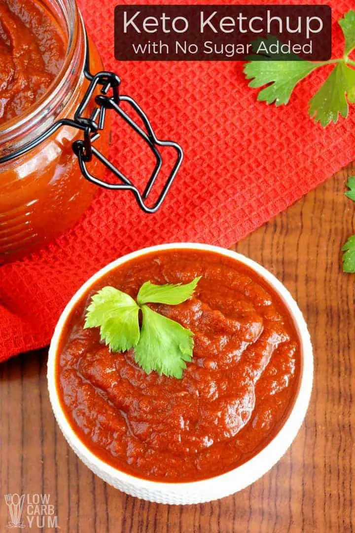 Keto Ketchup from Low Carb Yum