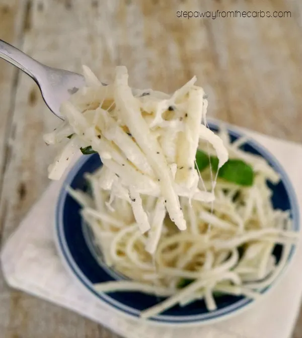 Low Carb Palmini Noodles - a healthy pasta alternative made from hearts of palm!