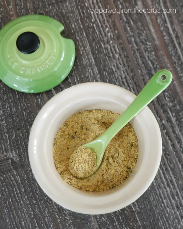 Mustard Dry Rub for steak, chicken, and pork. Low carb and keto recipe.