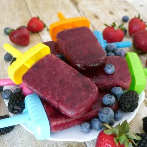 Low Carb Berry Pops