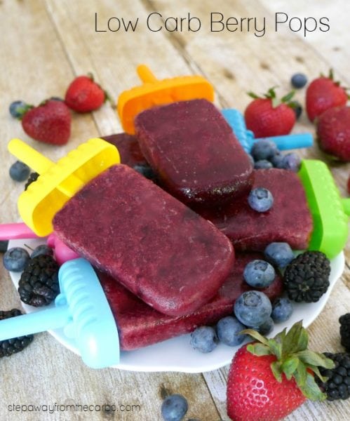 Low Carb Berry Pops - Step Away From The Carbs