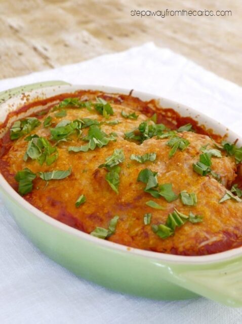 Low Carb Eggplant Parmesan - Step Away From The Carbs