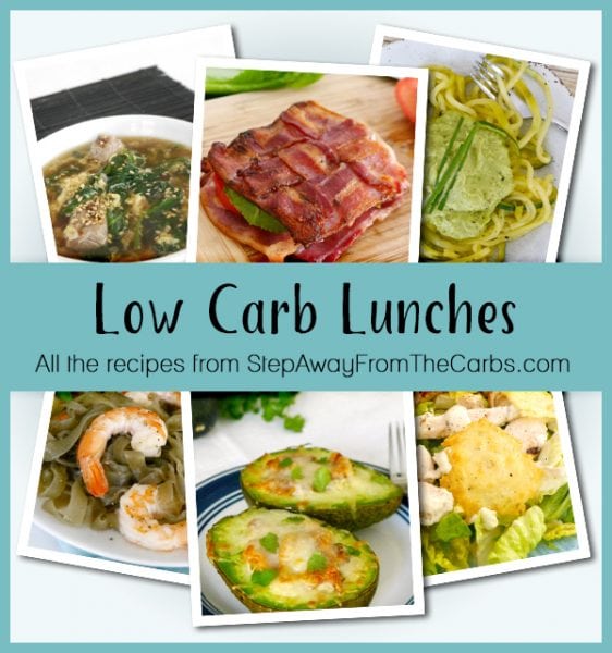 Low Carb Lunches Step Away From The Carbs 