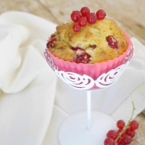 Low Carb Redcurrant Muffins