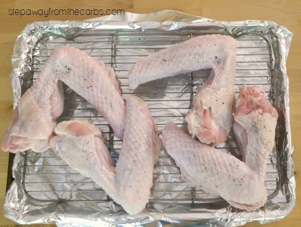 Roasted Paprika Turkey Wings - a zero carb recipe!