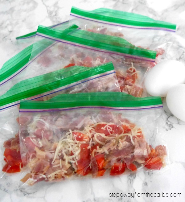 Low Carb Meal Prep for Breakfast - get organized for the week ahead!