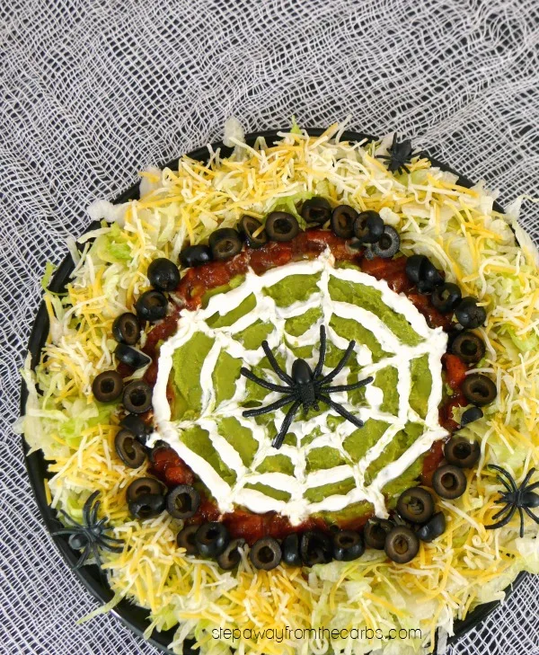 Halloween Spider Web Dip - Step Away From The Carbs