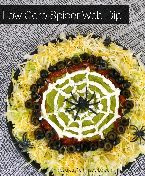 Halloween Spider Web Dip - Step Away From The Carbs