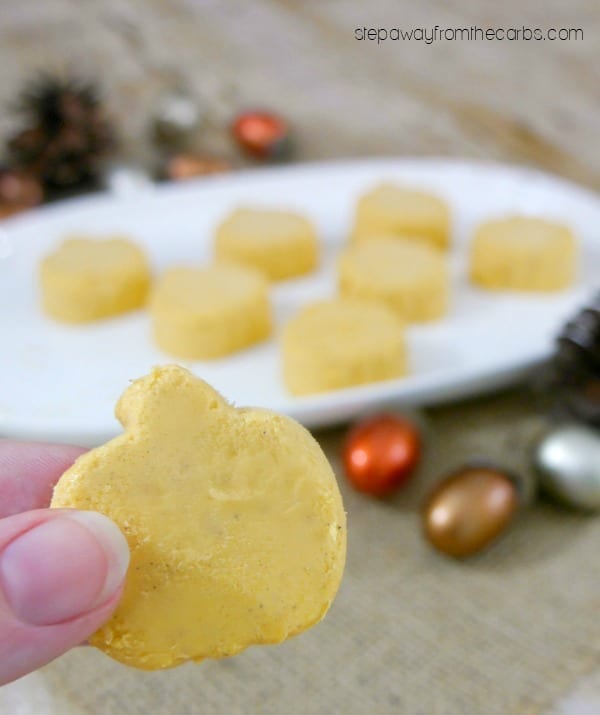 Low Carb Pumpkin Fat Bombs - great for a sweet treat or snack! LCHF, keto, and sugar free recipe.