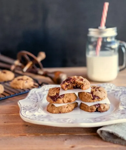 Easy Chocolate Chunk Nut Butter Cookies
