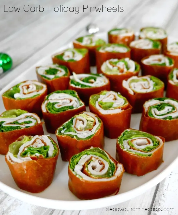 Low Carb Holiday Pinwheels