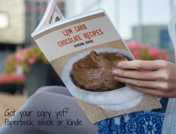Low Carb Chocolate Recipes - paperback, ebook or Kindle formats available!