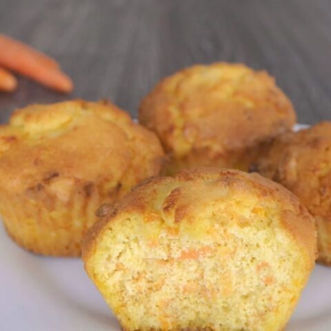 Low Carb Carrot Cake Muffins