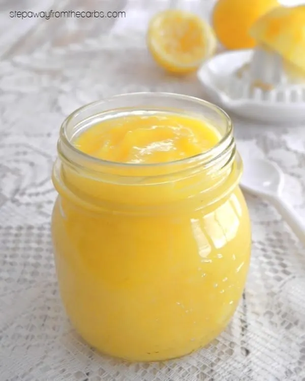 Low Carb Lemon Curd - a deliciously tangy sugar free condiment!