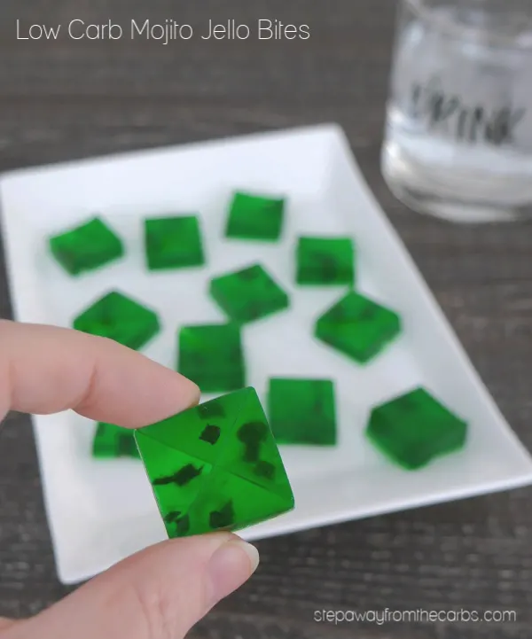 Mojito Jello Bites