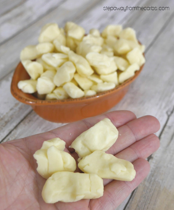 Marinated Cheese Curds - great for low carb snacking and appetizers!