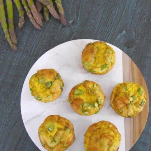 Low Carb Asparagus Egg Bites