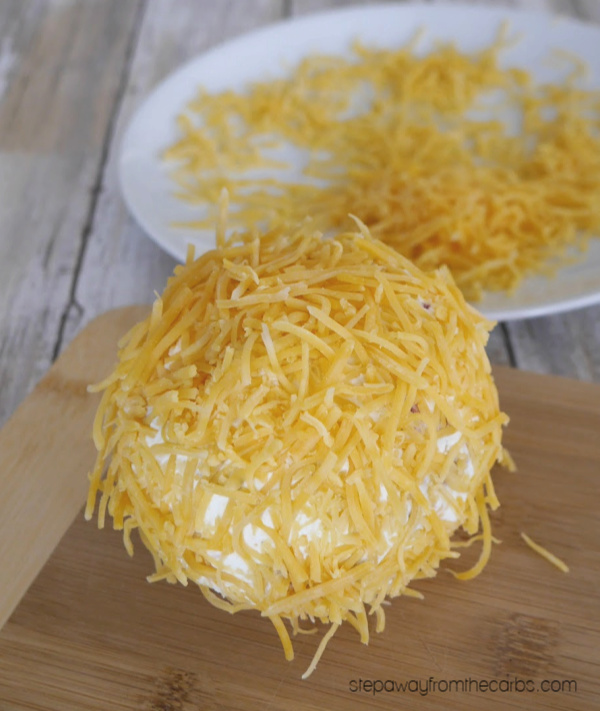 Easter Chick Cheese Ball - a cute low carb, keto, and LCHF appetizer and party recipe