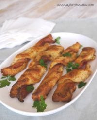 Low Carb Cheese Straws with Bacon - Step Away From The Carbs