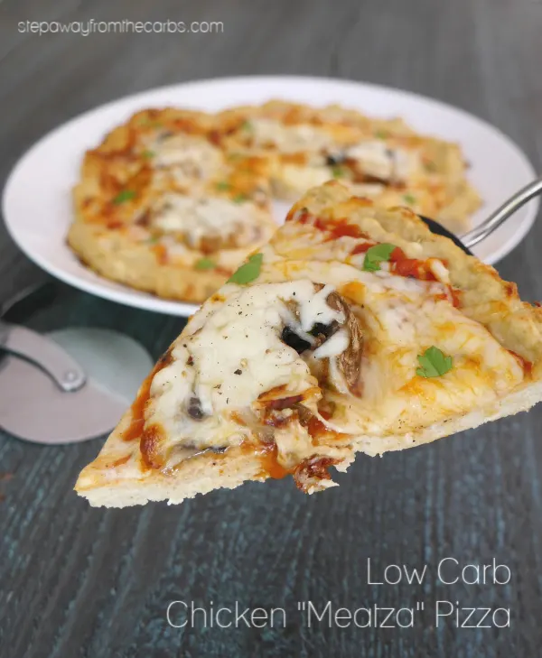 Low Carb Chicken Meatza Pizza