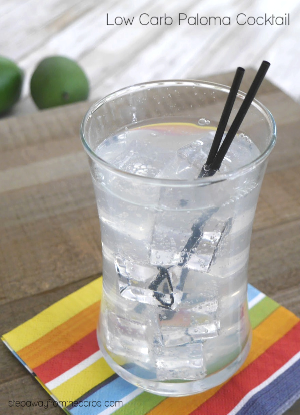 Low Calorie Paloma Cocktail