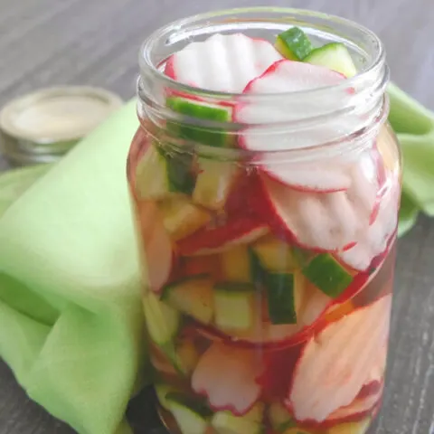 Pickled Radish and Cucumber Salad