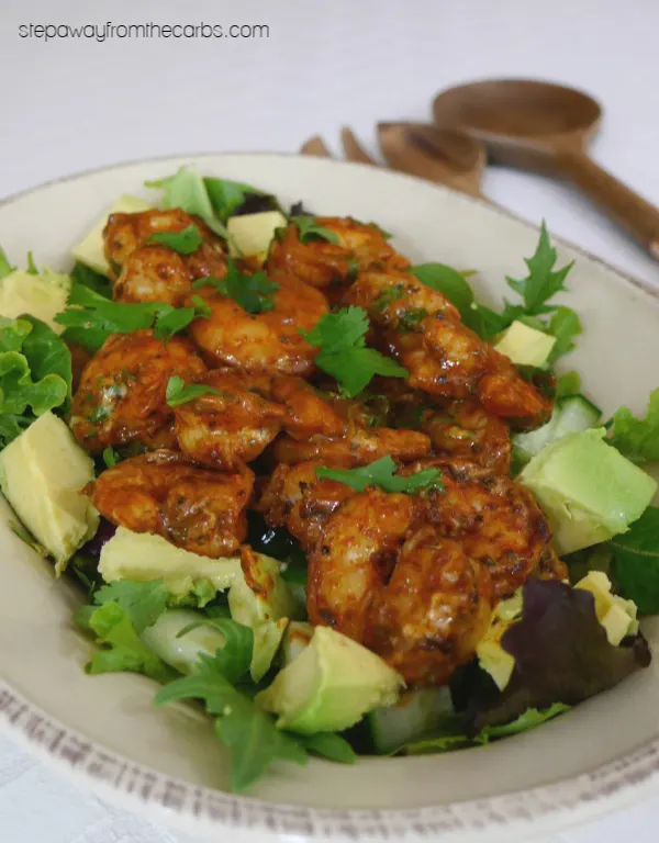 Mexican Shrimp Salad - a delicious appetizer or lunch recipe with avocado!