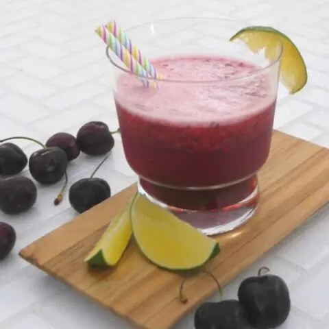 Low Carb Cherry Lime Cooler