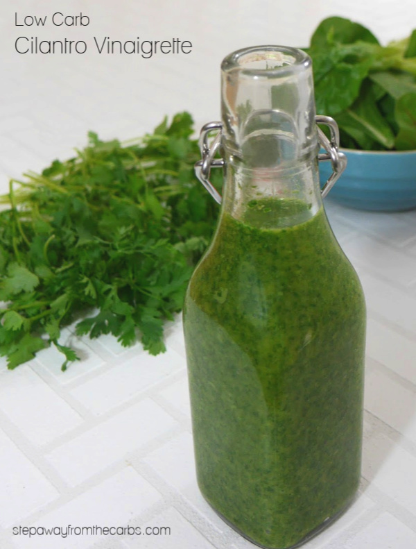 Low Carb Cilantro Vinaigrette - the ideal salad dressing for the summer!