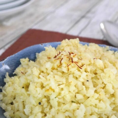 Saffron Cauliflower Rice