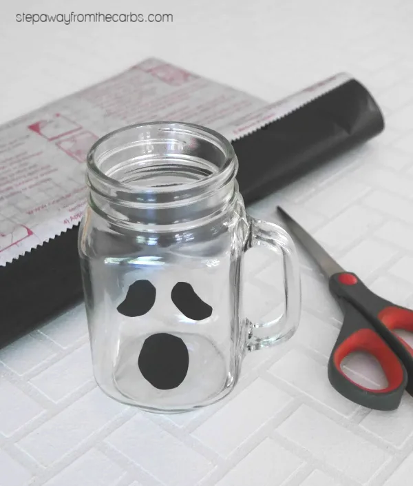 Low Carb Ghost Milkshake - a fun sugar free drink that's perfect for a Halloween party!