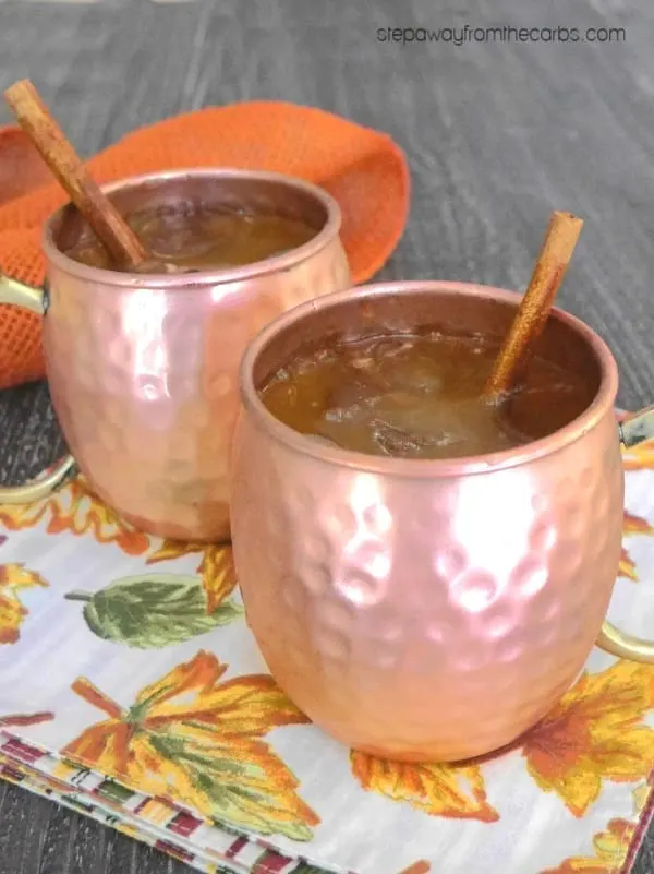 Low Carb Pumpkin Moscow Mule - Step Away From The Carbs