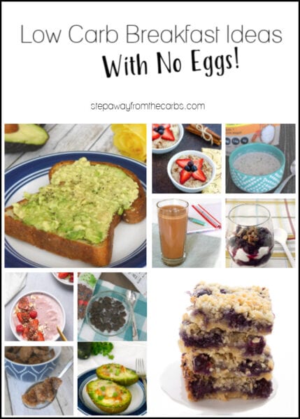 Low Carb Breakfast Ideas That Are Egg Free - Step Away From The Carbs