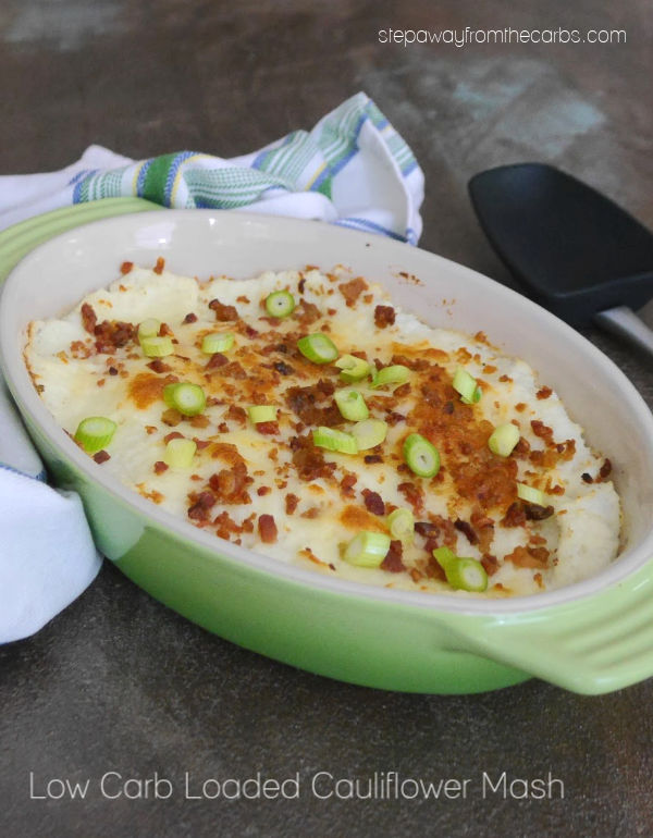 Low Carb Loaded Cauliflower Mash