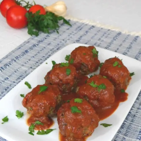 Low Carb Giant Meatballs