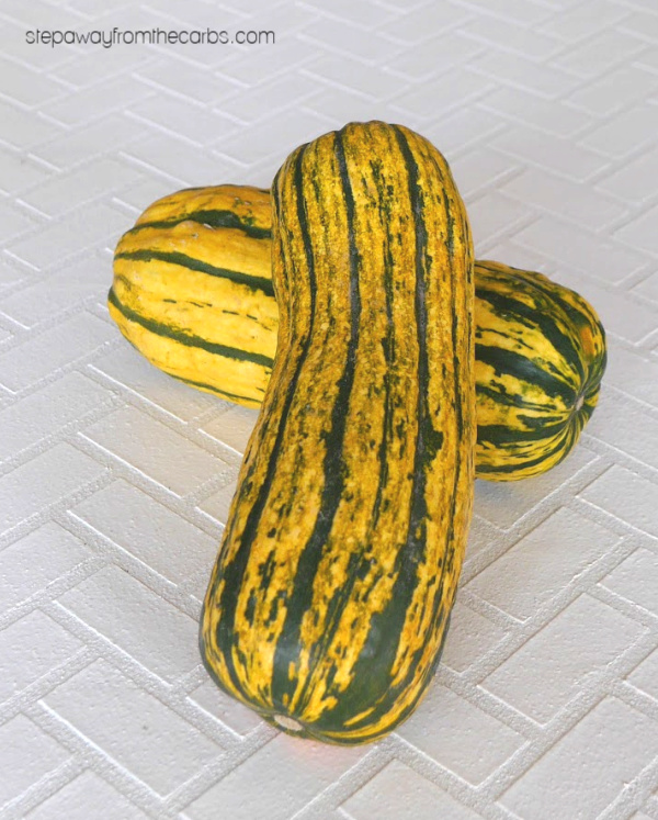 Low Carb Maple Delicata Squash - a delicious side dish recipe for the fall and winter