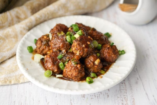 Mongolian Beef Low Carb Meatballs from My Life Cookbook