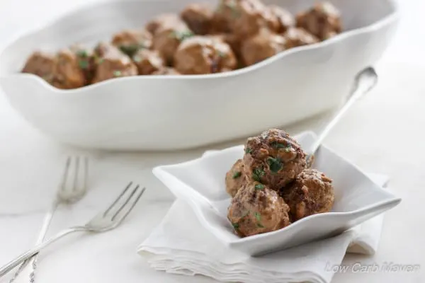 Swedish Meatballs from Low Carb Maven