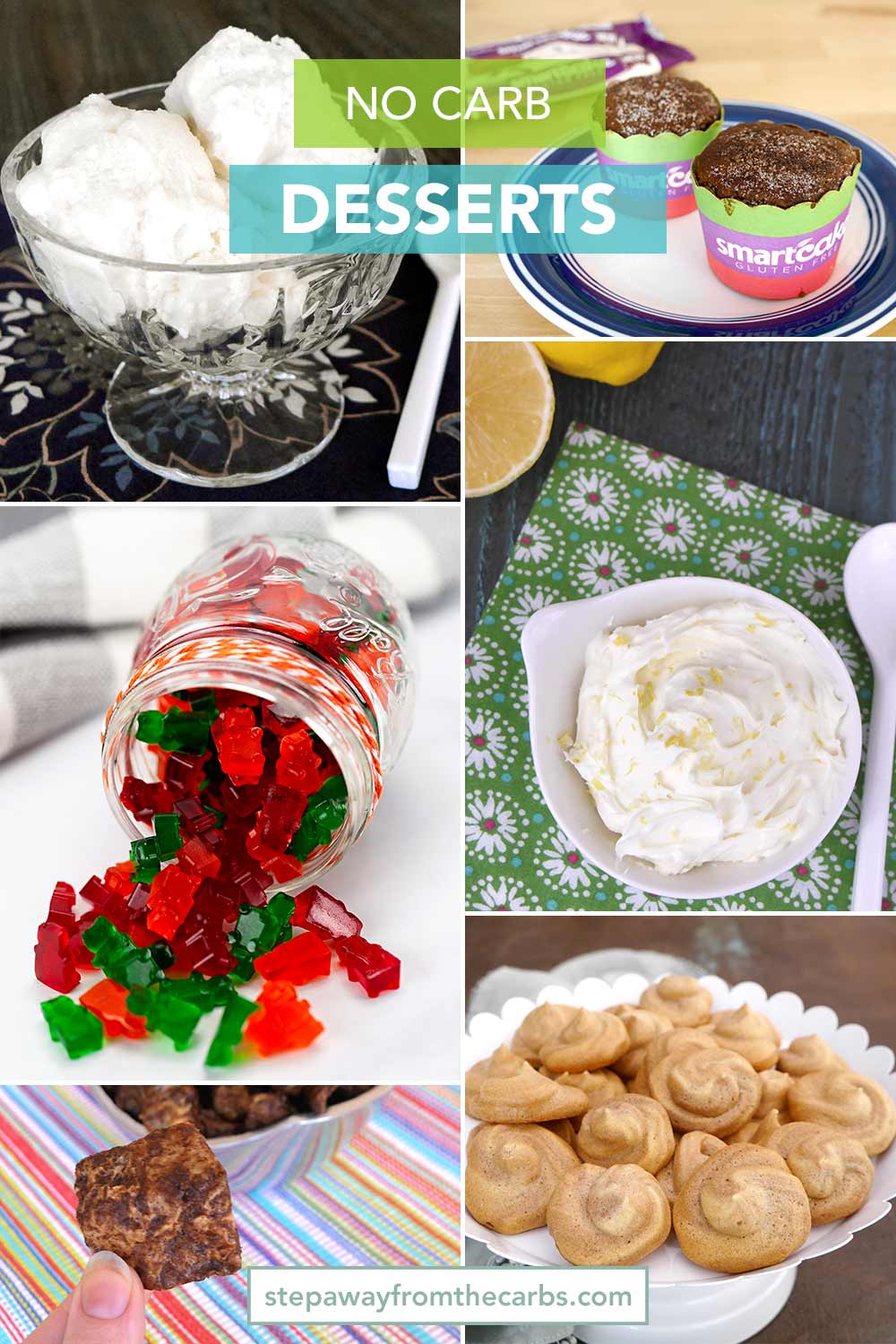 No Carb Desserts - sweet treats without the sugar or carbohydrates!