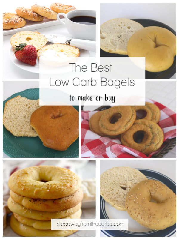 The Best Low Carb Bagels - to make or buy!