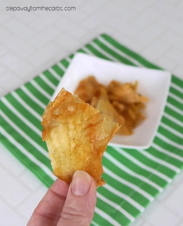 Chicken Skin Chips - zero carb recipe