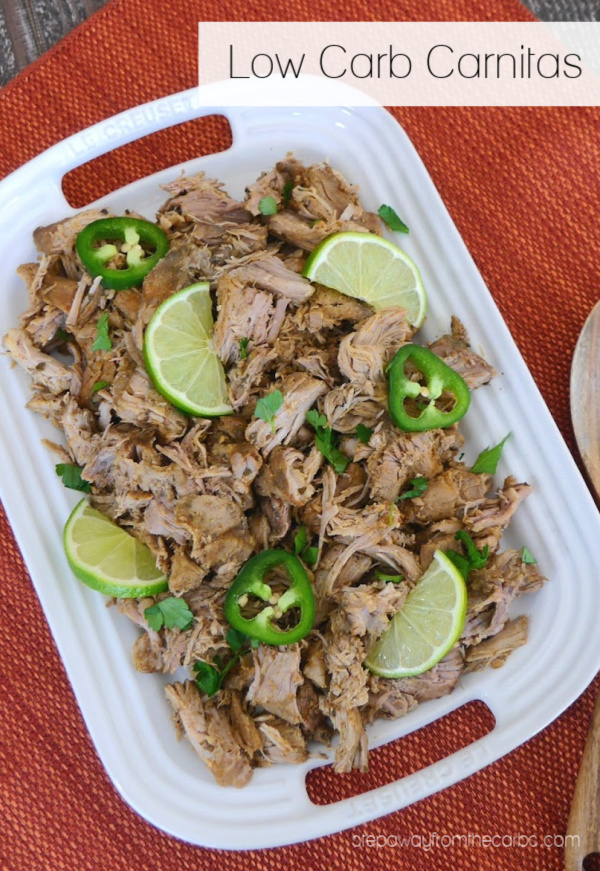 Low Carb Carnitas - made in the slow cooker