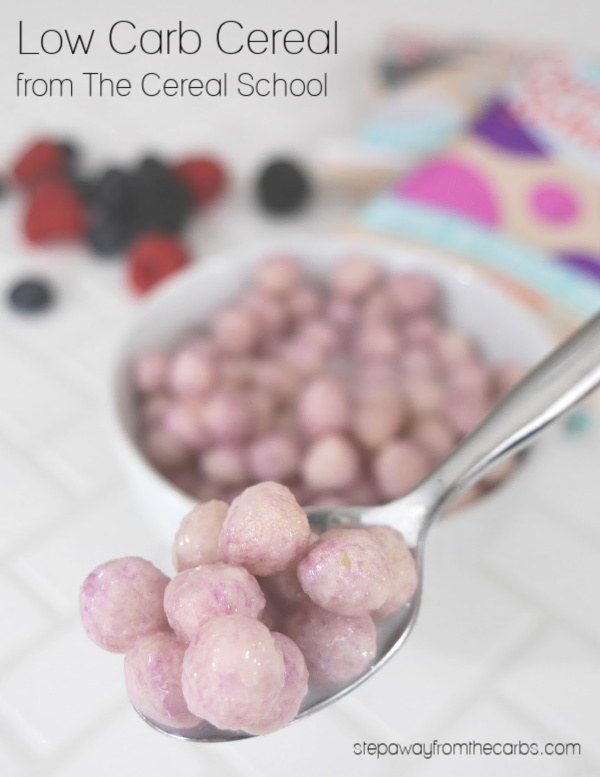 A review of the The Cereal School - 1g net carb per bag of cereal, six flavors available! Keto friendly and sugar free. 
