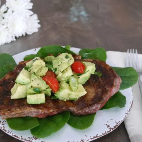 Mexican Steak with Avocado Salsa