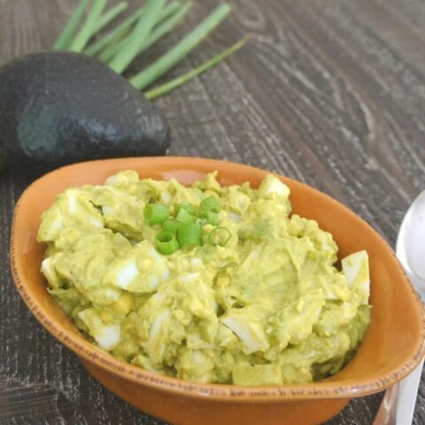 Low Carb Curried Avocado Egg Salad