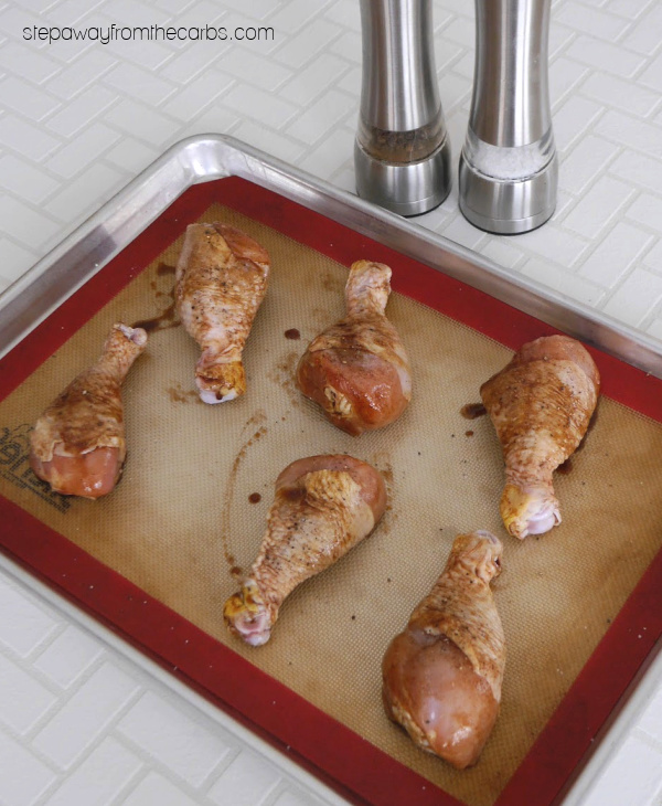 Chinese Five Spice Chicken Drumsticks - a low carb and keto appetizer or snack!
